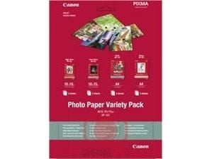 Canon Variety Pack VP-101 - 20 ark set med fotopapper - för PIXMA MG2550, MG3550, MG3650, MG5750, MG5751, MG6450, MG6850, MG7150, MG7750, MG7751