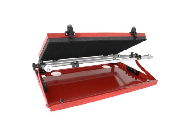 Ideal-tek PCSA-2, Musta, Metallinen, Punainen, Vaahto, Kumi, 350 mm, 620 mm, 100 mm