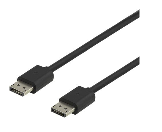 DELTACO 8k DisplayPort-kaapeli, DP 1.4, 7680x4320, 60 Hz, 1,5 m, musta DP8K-1015