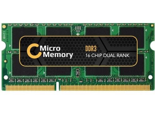 CoreParts - DDR3 - modul - 8 GB - SO DIMM 204-pin - 1600 MHz / PC3-12800 - 1.5 V - ikke-bufret - ikke-ECC