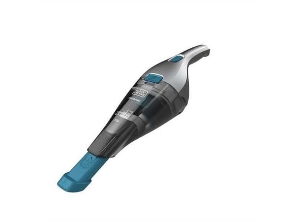 BLACK+DECKER DustBuster - Støvsuger - håndholdt - uten pose - uten kabel - blå/sølv
