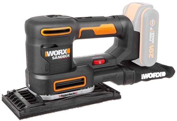 WORX WX820L.9, Disk-slipemaskin, Svart, Gult, 4000 RPM, 10000 RPM, Batteri, 20 V