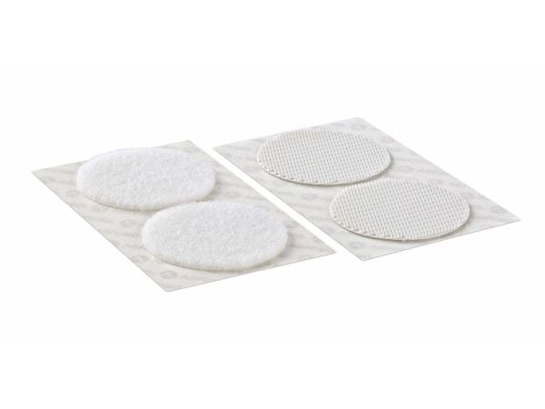 Velcro VEL-EC60249, Valkoinen, 45 mm, 6 kpl, Laatikko