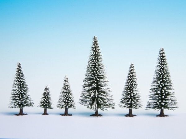 NOCH Snowy Fir Trees, Grønn NOCH Snowy Fir Trees, Grønn