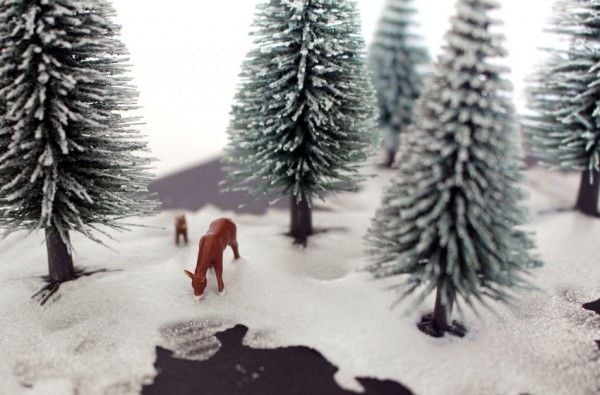 NOCH Snowy Fir Trees, Grønn