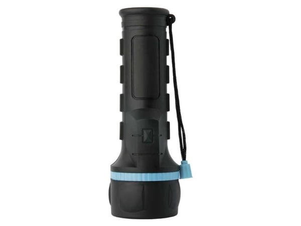Emos P3862, Lommelykt, Sort, Blå, Plast, Gummi, LED, 1 lamper, 3 W