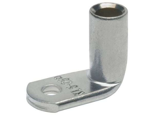 Klauke 51R12, Rörformig ringkabelsko, Plåtburk, Vinklad, Rostfritt stål, Koppar, 185 mm ²