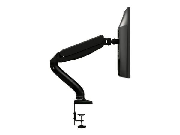 AOC AS110D0 - Monteringssats - justerbar arm - för LCD-display - aluminiumlegering - svart - skärmstorlek: upp till 27 tum - disk-monteringsbar
