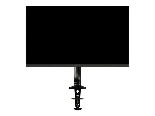AOC AS110D0 - Monteringssett - justerbar arm - for LCD-skjerm - aluminiumslegering - svart - skjermstørrelse: inntil 27" - skrivebordsmonterbar