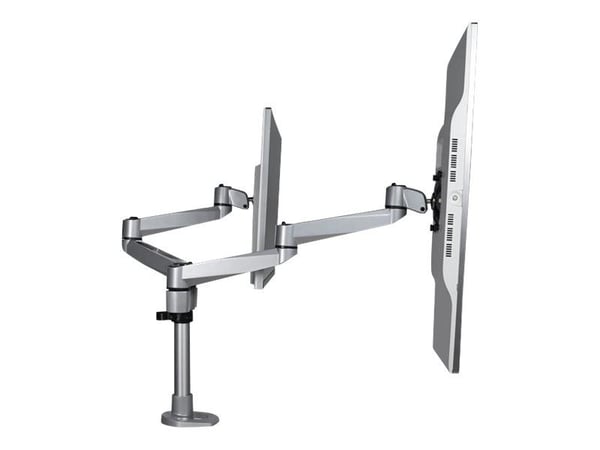 StarTech.com Desk Mount Dual Monitor Arm, Premium nivelletty monitorivarsi, jopa 27" VESA Mount -näytöt, korkeussäädettävä monitorikiinnike, pyöriv...