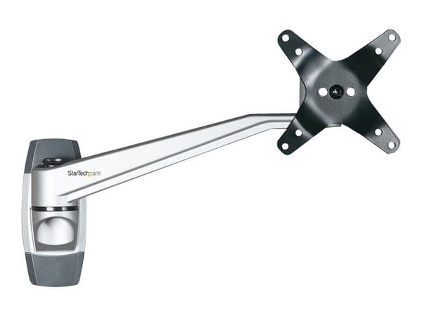 Startech Wall Mount Monitor Arm - 10.2" Swivel Arm - For up to 34" VESA - Brakett - justerbar arm - for LCD-skjerm - aluminium - sølv - skjermstørr...