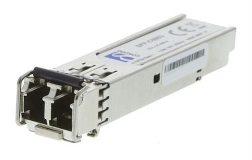 DELTACO - SFP (mini-GBIC) transceivermodul - 1GbE - 1000Base-SX - LC multimodus - opp til 550 m - 850 nm