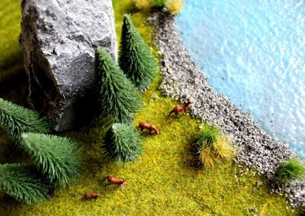 NOCH Model Fir Trees, Brun, Grønn