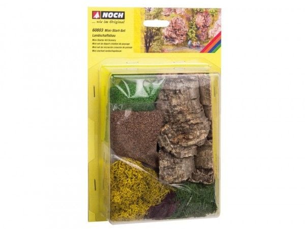 NOCH Scenery Starter Kit, Brun, Grønn, Rød, Gult