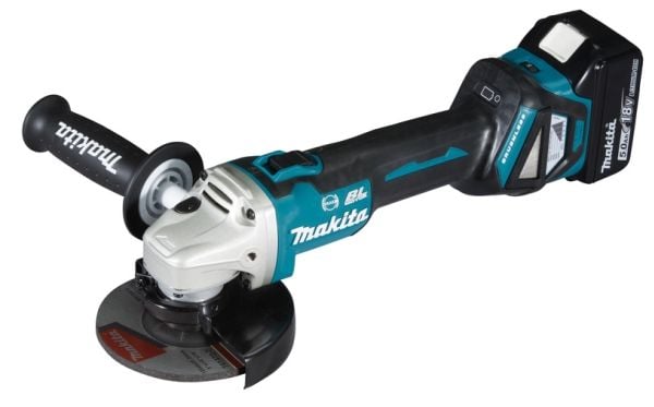 Makita DGA513RTJ - Vinkelsliper - trådløs - 125 mm - 2 batterier - 18 V