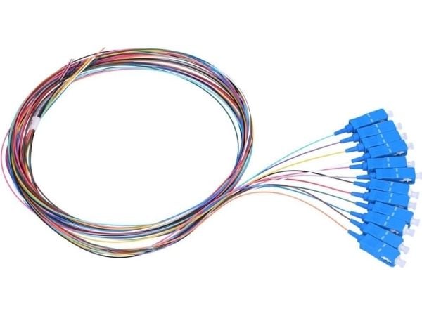 Extralink - Grisehale - SC/UPC-enkeltmodus (hann) - 1 m - fiberoptisk - G.657.A1 - 12 colors
