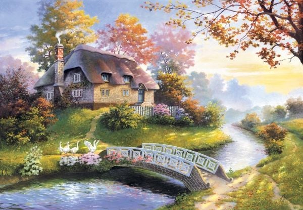 Castorland Cottage 1500 pcs, 1500 kpl, Keiju, 9 vuosi/vuosia
