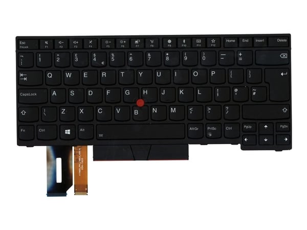 Sunrex V170820DK1 - Erstatningstastatur for bærbar PC - med Trackpoint - bakbelysning - QWERTY - Storbritannia - FRU