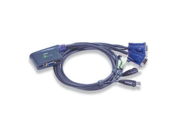 ATEN CS62U - KVM / lyd / USB-svitsj - 2 x KVM/lyd/USB - stasjonær