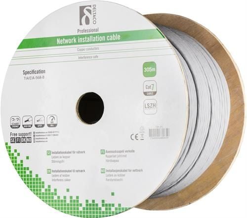Deltaco TP-71, 305 m, Cat7, S/FTP (S-STP)