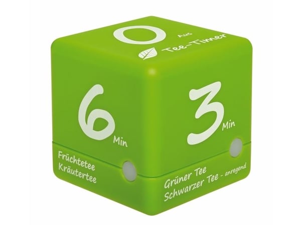 TFA Cube Timer - Kjøkkentidtaker trådløs - lys grønn