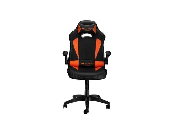 Canyon Vigil, PC-gamingstol, 130 kg, Sort, Nylon, Sort, Metall
