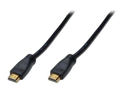 ASSMANN HDMI High Speed - HDMI-kabel - HDMI hann til HDMI hann - 10 m - dobbeltisolert - svart