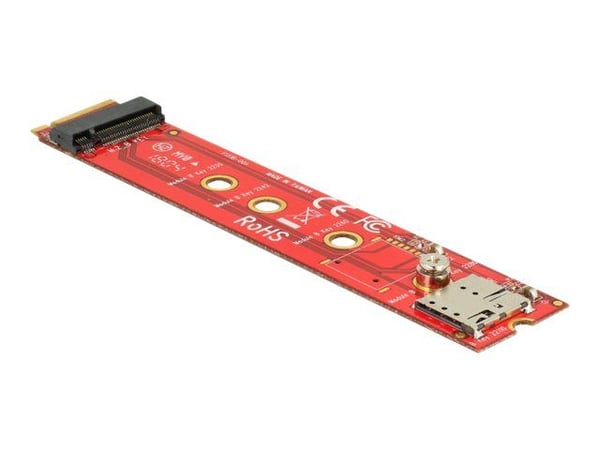 Delock Adapter M.2 key B male > M.2 key B slot port saver + Nano SIM slot - Kontrollerkort - M.2 Card - M.2 Card