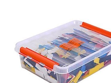 Knudsen kilen styreklodser - I plastboks 10 x 52 stk. = 520 stk.