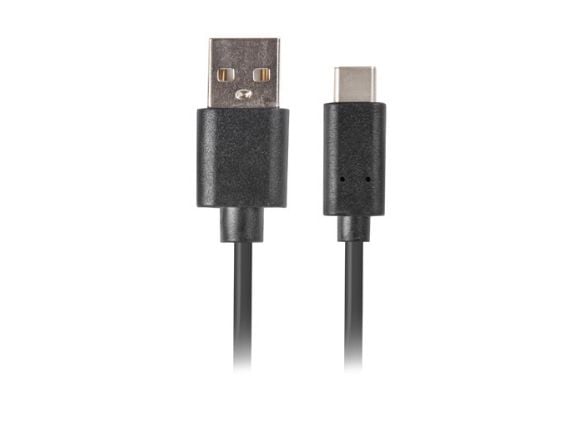 Lanberg - USB-kabel - USB (hann) til USB-C (hann) - USB 2.0 - 50 cm - svart