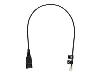 Jabra - Hodetelefonkabel - RJ-10 hann til Quick Disconnect hann