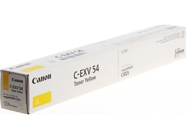 Canon C-EXV 54 - Gul - original - tonerpatron - for imageRUNNER C3025i, C3226i