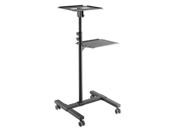 LogiLink BP0069, Ställ till bärbara datorer, Grå, Plast, Stål, 10 kg, 950 - 1450 mm, 502 mm