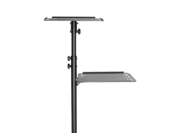 LogiLink BP0069, Stativ for bærbar PC, Grå, Plast, Stål, 10 kg, 950 - 1450 mm, 502 mm