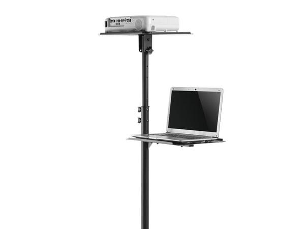 LogiLink BP0069, Stativ for bærbar PC, Grå, Plast, Stål, 10 kg, 950 - 1450 mm, 502 mm