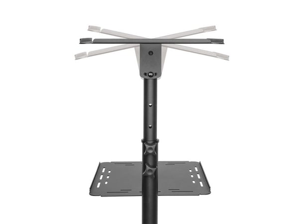 LogiLink BP0069, Stativ for bærbar PC, Grå, Plast, Stål, 10 kg, 950 - 1450 mm, 502 mm