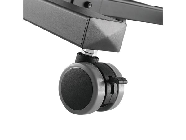 LogiLink BP0069, Stativ for bærbar PC, Grå, Plast, Stål, 10 kg, 950 - 1450 mm, 502 mm