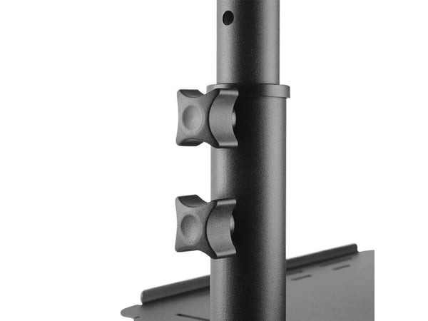 LogiLink BP0069, Stativ for bærbar PC, Grå, Plast, Stål, 10 kg, 950 - 1450 mm, 502 mm