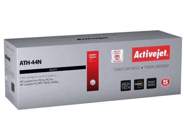 Activejet ATH-44N, 1000 sider, Sort, 1 stykker