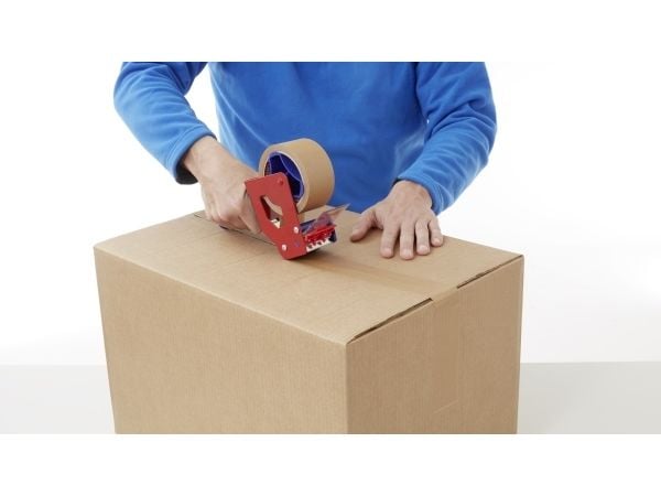 Tapedispenser tesa® 6300 - 50mm hånddispenser m/bremse - ekskl. tape