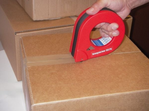 TESA 06076-00001-01, 5 cm, 66 m, Metalli, Punainen, 1 kpl