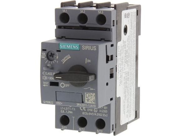 Siemens 3RV2011-1JA10, Monivärinen, 349 g