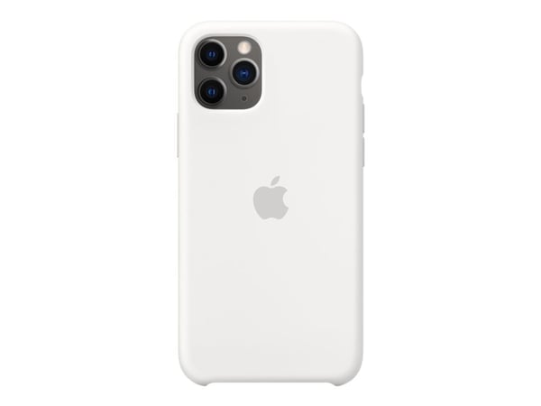 Apple - Baksidedeksel for mobiltelefon - silikon - hvit - for iPhone 11 Pro