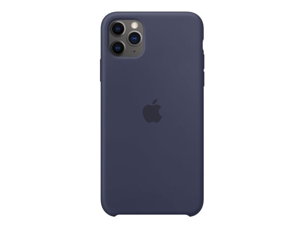 Apple - Baksidedeksel for mobiltelefon - silikon - midnattsblå - for iPhone 11 Pro Max