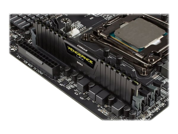 CORSAIR Vengeance LPX - DDR4 - modul - 16 GB - DIMM 288-pin - 3000 MHz / PC4-24000 - CL16 - 1.35 V - ej buffrad - icke ECC - svart