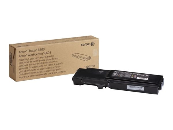 Xerox Phaser 6600 - Høykapasitets - svart - original - tonerpatron - for Phaser 6600; WorkCentre 6605