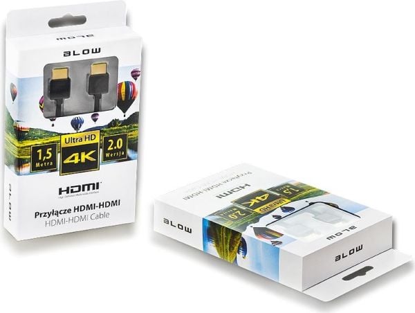 Blow HDMI - HDMI-kabel 1,5 m svart (5900804064138)