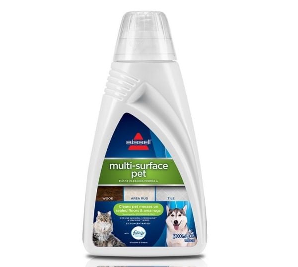 BISSELL Multi-Surface Pet - Rengjøringsmiddel - flaske - 1 L - blossom & breeze - hvit