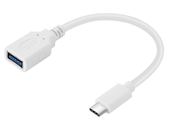 Sandberg - USB-sovitin - USB Type A (hun) til 24 pin USB-C (han) - USB 3.1 - 10 cm
