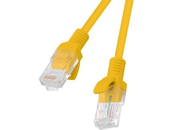 Lanberg - Koblingskabel - RJ-45 (hann) til RJ-45 (hann) - 2 m - 4.8 mm - UTP - CAT 5e - formstøpt, uten hindringer, flertrådet - oransje, RAL 1028